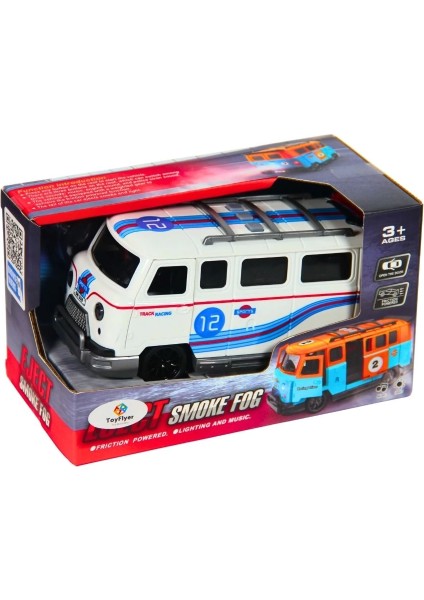 Işıklı Sesli Duman Çıkaran Sürtmeli Minibüs LDP-2A Kız Erkek Çocuk Oyuncak Eğitici Oyuncaklar fiyatları