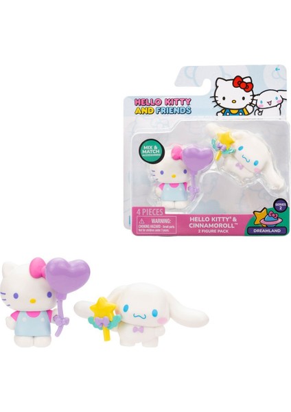 HKT06100 Hello Kitty 2li Mini Figür HKT0151-HKT0159 Kız Erkek Çocuk Oyuncak Eğitici Oyuncaklar
