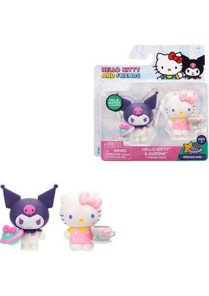 HKT06100 Hello Kitty 2li Mini Figür HKT0151-HKT0159 Kız Erkek Çocuk Oyuncak Eğitici Oyuncaklar