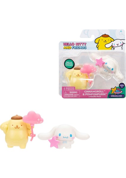 HKT06100 Hello Kitty 2li Mini Figür HKT0151-HKT0159 Kız Erkek Çocuk Oyuncak Eğitici Oyuncaklar