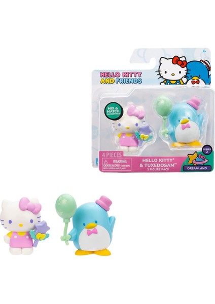 HKT06100 Hello Kitty 2li Mini Figür HKT0151-HKT0159 Kız Erkek Çocuk Oyuncak Eğitici Oyuncaklar