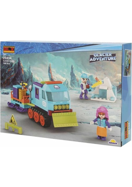 Glacier Adventure Set 2fgr 168 Prç LEGO Kız Erkek Çocuk Oyuncak Eğitici Oyuncaklar modelleri