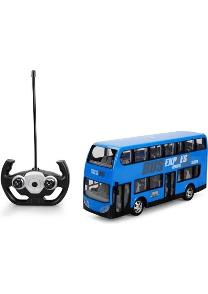 Sunman Uzaktan Kumandalı Işıklı Çift Katlı Otobüs - S00001988 Kız Erkek Çocuk Oyuncak Eğitici Oyunca indirimleri