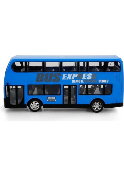 Sunman Uzaktan Kumandalı Işıklı Çift Katlı Otobüs - S00001988 Kız Erkek Çocuk Oyuncak Eğitici Oyunca