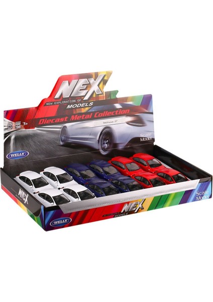 42378 Welly Diecast Ford Focus Çek Bırak Araba - 1ADET Stokta Olan Gönderilir Kız Erkek Çocuk Oyunca