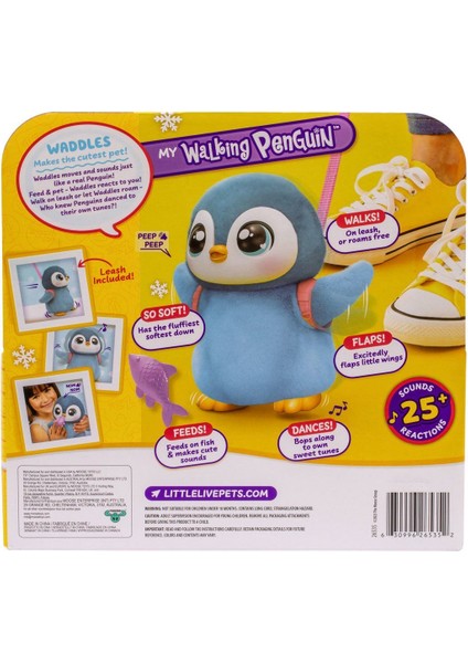 LP600000 Little Live Pets Yürüyen Penguen - 26535 Kız Erkek Çocuk Oyuncak Eğitici Oyuncaklar