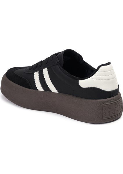 Siyah Sneakers Hakiki Deri Kadın Ayakkabı modelleri