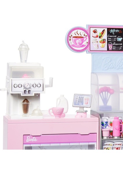 HXN94 Barbie Kahve Dükkanı Oyun Seti Kız Erkek Çocuk Oyuncak Eğitici Oyuncaklar indirimleri