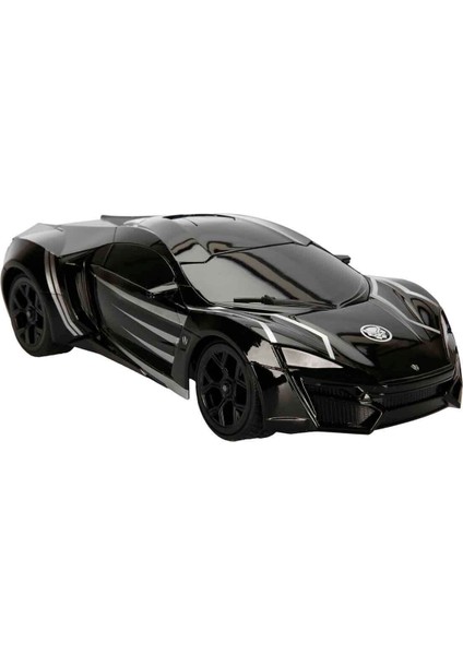 7037 Kumandalı 1:16 Avengers Black Panther Lykan Hypersport Araba Kız Erkek Çocuk Oyuncak Eğitici Oy modelleri