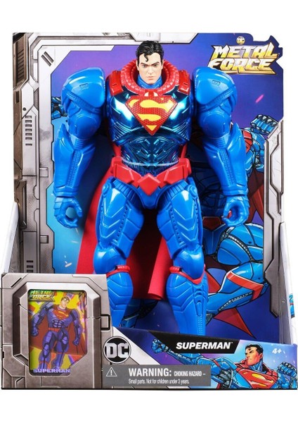 SPM-6072667 12 Xl Metal Force Heroes Superman Kız Erkek Çocuk Oyuncak Eğitici Oyuncaklar