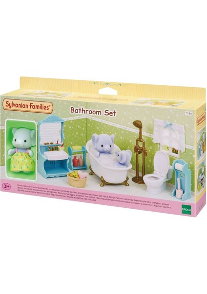 5380 Sylvanian Families Banyo Seti +3 Yaş Kız Erkek Çocuk Oyuncak Eğitici Oyuncaklar