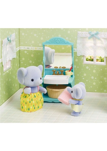 5380 Sylvanian Families Banyo Seti +3 Yaş Kız Erkek Çocuk Oyuncak Eğitici Oyuncaklar modelleri