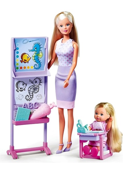 Steffi Love Okul Günü Kız Erkek Çocuk Oyuncak Eğitici Oyuncaklar