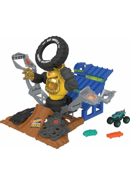 HPN71 Hot Wheels Monster Trucks Arenada Şampiyonluk Mücadelesi Oyun Seti Kız Erkek Çocuk Oyuncak Eği fiyatları