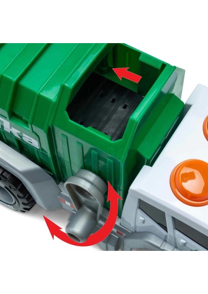 Tonka Sesli ve Işıklı Geri Dönüşüm Kamyonu S00006243 Kız Erkek Çocuk Oyuncak Eğitici Oyuncaklar