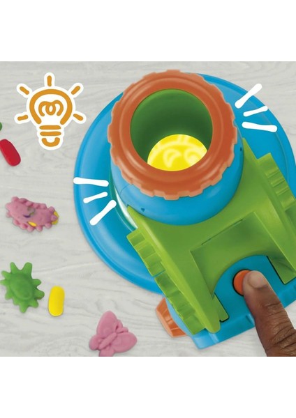 G0494 Play-Doh Işıklı Mikroskop Oyun Seti +3 Yaş Kız Erkek Çocuk Oyuncak Eğitici Oyuncaklar