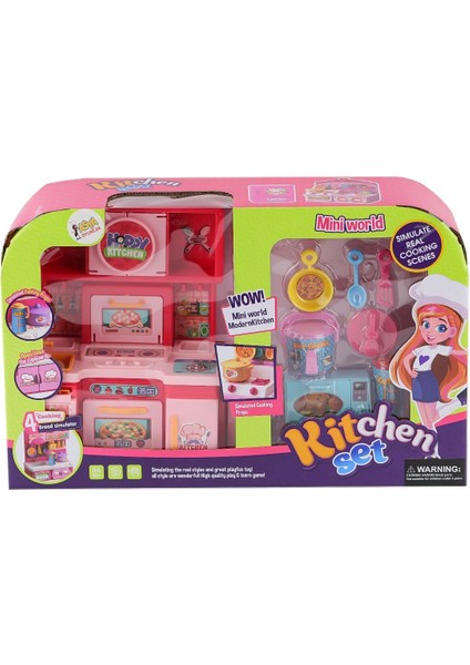 22282-YQL132-3 Mutfak Oyun Seti Kız Erkek Çocuk Oyuncak Eğitici Oyuncaklar