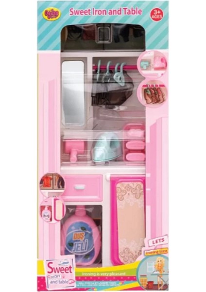 Kutuda Ütü Masalı Dolap Kız Erkek Çocuk Oyuncak Eğitici Oyuncaklar