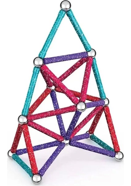 Geomag Glitter Manyetik Zeka Oyunu 60 Parça Kız Erkek Çocuk Oyuncak Eğitici Oyuncaklar modelleri