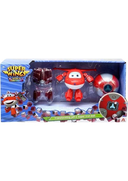 Harika Kanatlar Dönüşen Jett ve Super Iron Ball Kız Erkek Çocuk Oyuncak Eğitici Oyuncaklar