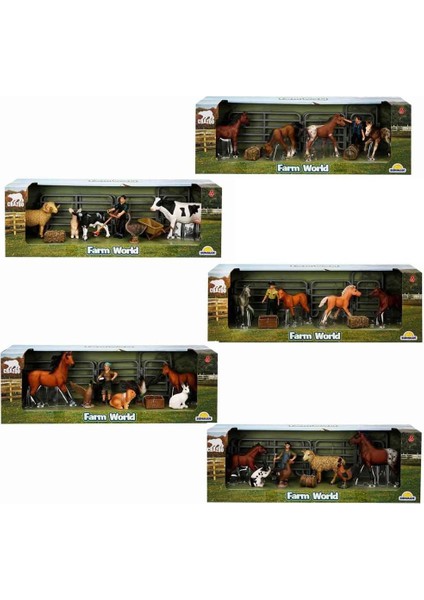 Wild Life Çitli Çiftlik Seti 1ADET Kız Erkek Çocuk Oyuncak Eğitici Oyuncaklar