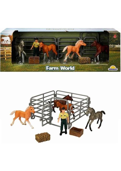 Wild Life Çitli Çiftlik Seti 1ADET Kız Erkek Çocuk Oyuncak Eğitici Oyuncaklar fiyatları