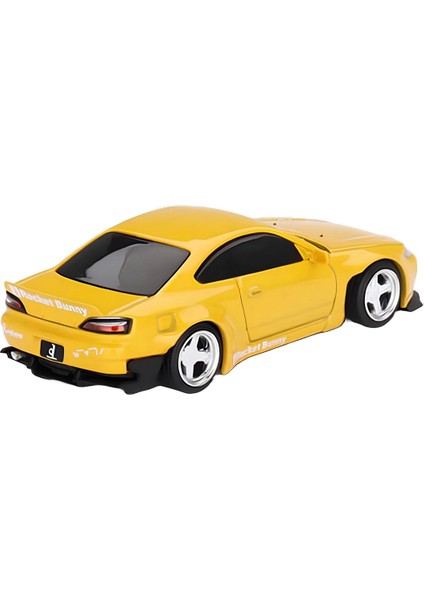 Mini Gt 1/64 Nissan Silvia (S15) Rocket Bunny Bronze Yellow MGT00643 Kız Erkek Çocuk Oyuncak Eğitici modelleri