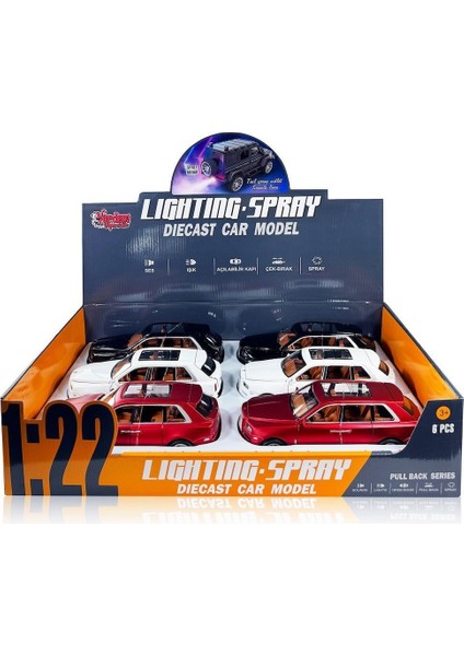 HCL-506A Çek Bırak 1:22 Sesli ve Işıklı Buharlı Rr-Lüx Metal Jeep Kız Erkek Çocuk Oyuncak Eğitici Oy fırsatları