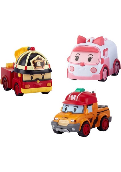 Polı ZR-913 Robocar Poli Gogo City Seri Ambar,roy,mark Oyun Seti Kız Erkek Çocuk Oyuncak Eğitici Oyu fırsatları