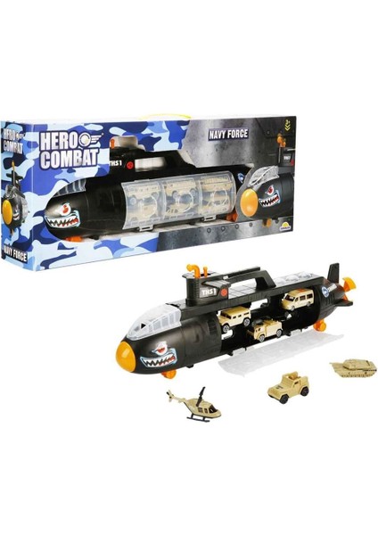 S00004553 Oyun Set Askeri Denizaltı 55CM -Sun Kız Erkek Çocuk Oyuncak Eğitici Oyuncaklar