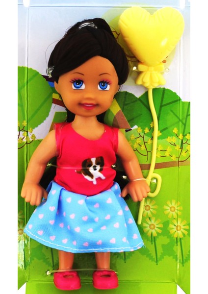 Cute Girl Sarı Balonlu Kumral Mini Bebek Kız Erkek Çocuk Oyuncak Eğitici Oyuncaklar modelleri