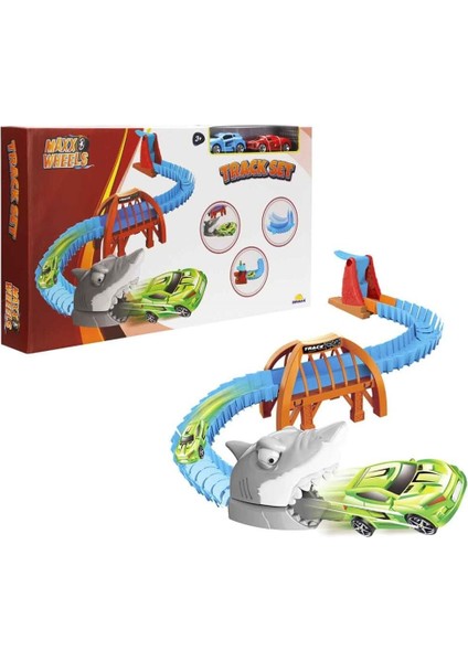 Mxx Pist Set Köpek Balığı Yarış Seti Kız Erkek Çocuk Oyuncak Eğitici Oyuncaklar