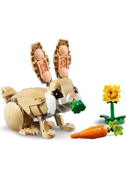 31162 LEGO Creator 3in1 - Sevimli Tavşan 326 Parça +8 Yaş Kız Erkek Çocuk Oyuncak Eğitici Oyuncaklar modelleri