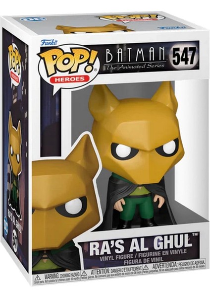 Funko Pop Animation: Batman The Animated Series - Ras Al Ghul Kız Erkek Çocuk Oyuncak Eğitici Oyunca
