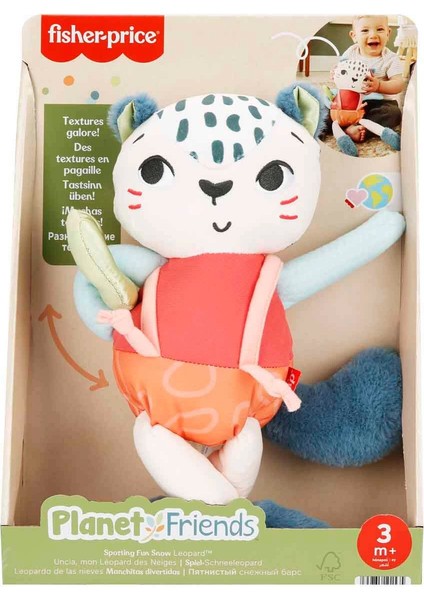 Fisher Price Eğlenceli Dostum Kar Leoparı Peluş HKD64 Kız Erkek Çocuk Oyuncak Eğitici Oyuncaklar indirimleri