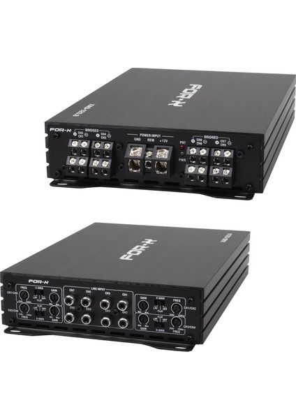 XAD-120.8 Oto Anfi Stereo 120 Watt 8 Kanal