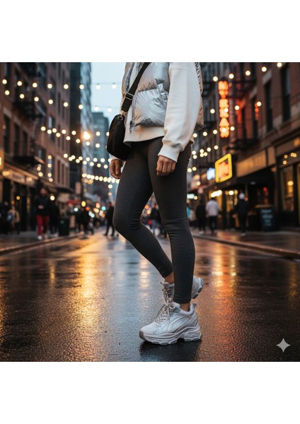 Gri Sneakers Vegan Kadın Bot fırsatları