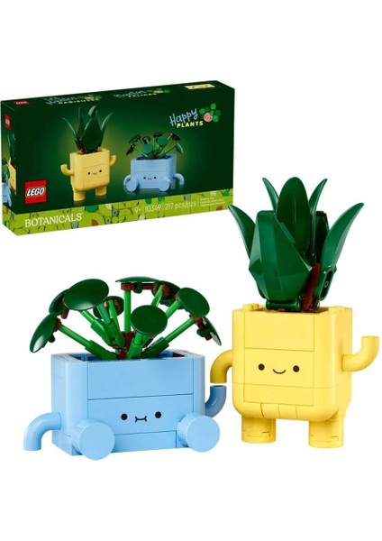 10349 LEGO Botanicals Mutlu Bitkiler 217 Parça +9 Yaş Kız Erkek Çocuk Oyuncak Eğitici Oyuncaklar