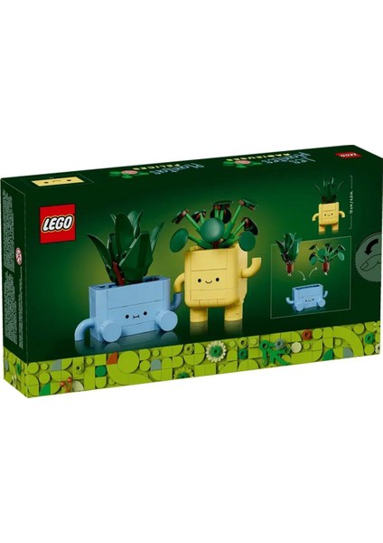 10349 LEGO Botanicals Mutlu Bitkiler 217 Parça +9 Yaş Kız Erkek Çocuk Oyuncak Eğitici Oyuncaklar