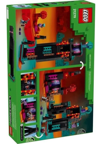 21279 LEGO Minecraft Enderman Kulesi 867 Parça +9 Yaş Kız Erkek Çocuk Oyuncak Eğitici Oyuncaklar