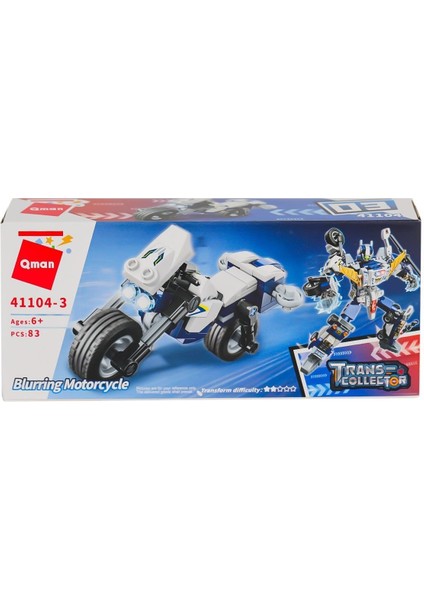 KP-41104 Keepley Polis Araçları Blok Seti -Vagon Life Kız Erkek Çocuk Oyuncak Eğitici Oyuncaklar