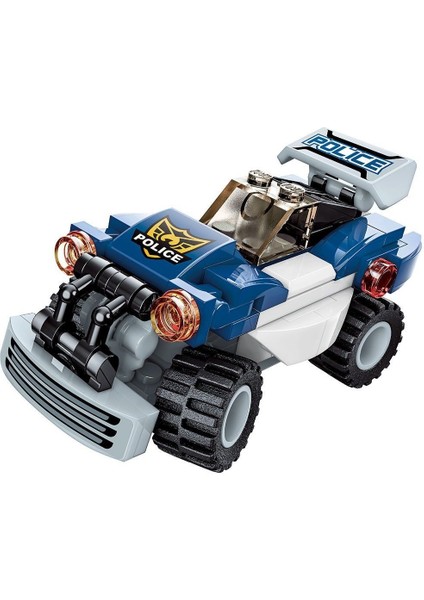 KP-41104 Keepley Polis Araçları Blok Seti -Vagon Life Kız Erkek Çocuk Oyuncak Eğitici Oyuncaklar fırsatları