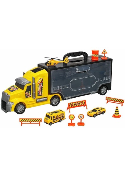 ERN-874 Heroes Toys Çantalı Inşaat Taşıyıcı Tır Seti Kız Erkek Çocuk Oyuncak Eğitici Oyuncaklar fiyatları