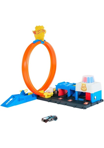 JBM71 Hot Wheels Polis Istasyonu Oyun Seti Kız Erkek Çocuk Oyuncak Eğitici Oyuncaklar indirimleri
