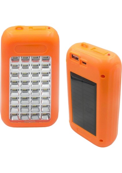 GS-875 Solar Kamp Lambası Acil Durum Işığı Telefon Şarjlı 32 Smd LED