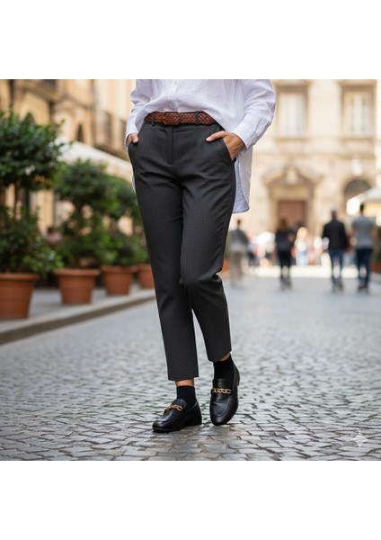 Siyah Loafer Hakiki Deri Kadın Ayakkabı fırsatları