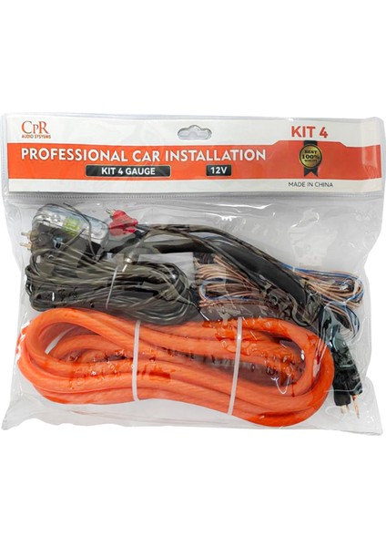 Kıt-4 Oto Anfi Kablo Seti 4ga