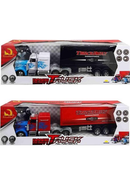 Uzaktan Kumandalı Işıklı Tır 1ADET Kız Erkek Çocuk Oyuncak Eğitici Oyuncaklar