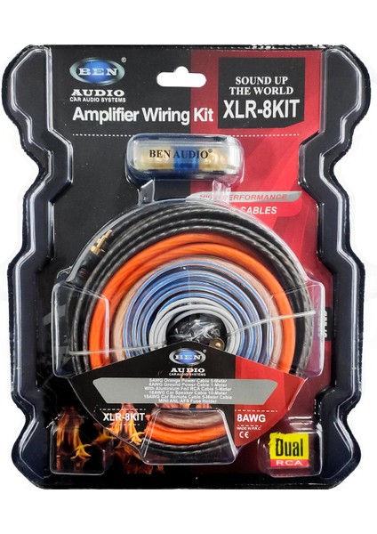 Bm Audıo Xlr-8kıt Oto Anfi Kablo Seti 8ga Vakumlu