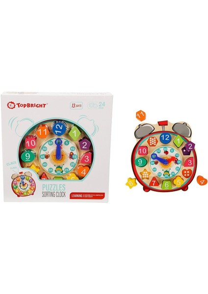 3904 Sun-Tahta Bultak Saat Kız Erkek Çocuk Oyuncak Eğitici Oyuncaklar